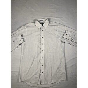 Stafford Men’s Long Sleeve Shirt Size 15 1/2. 34/35